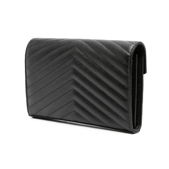 Saint Laurent Cassandre logo-plaque clutch bag Certificate of Authenticity - Picture 2 of 13